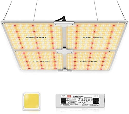 園芸用品 SPIDER FARMER 植物育成 LED ライト XLG-240-H-AB